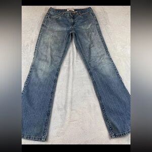 Levis Strauss womens light wash stretch bootcut denim jeans size 8